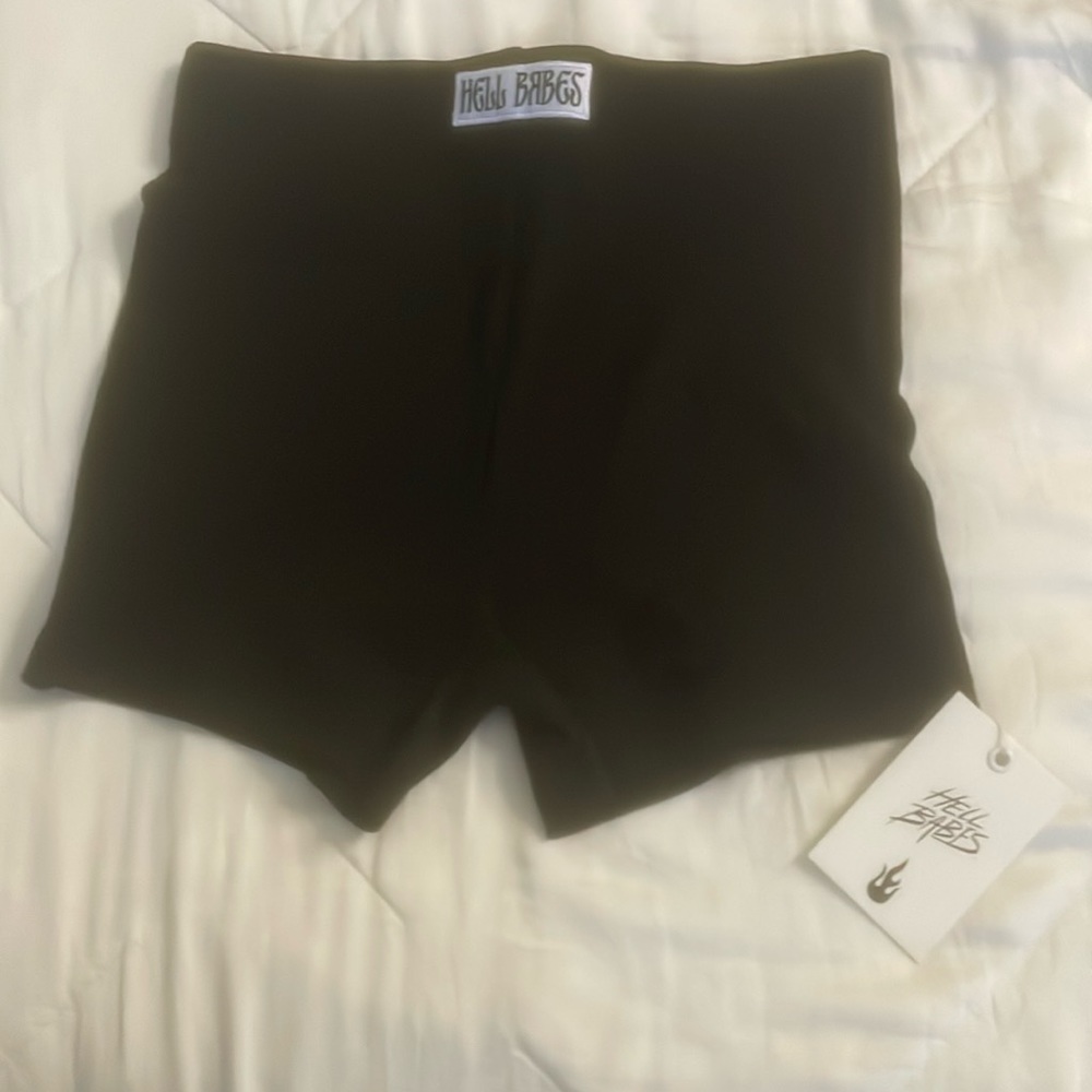 Hell Babes Ribbed Lounge Shorts